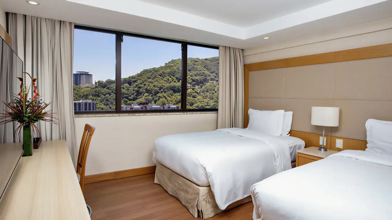 Pokój z łóżkami w hotelu Hilton Copacabana