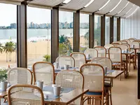 Restauracja Hilton Copacabana z widokiem na plażę