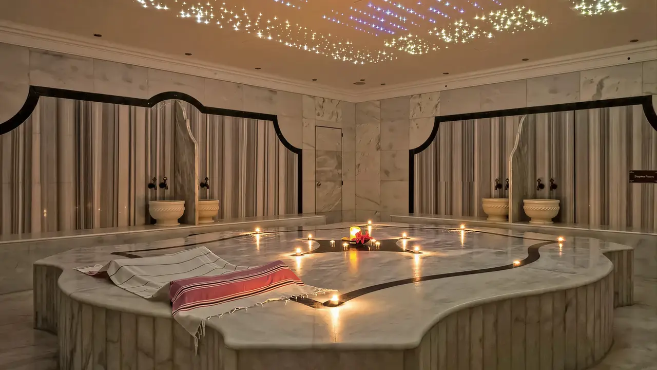 Marmurowe centrum spa w Hilton Malta