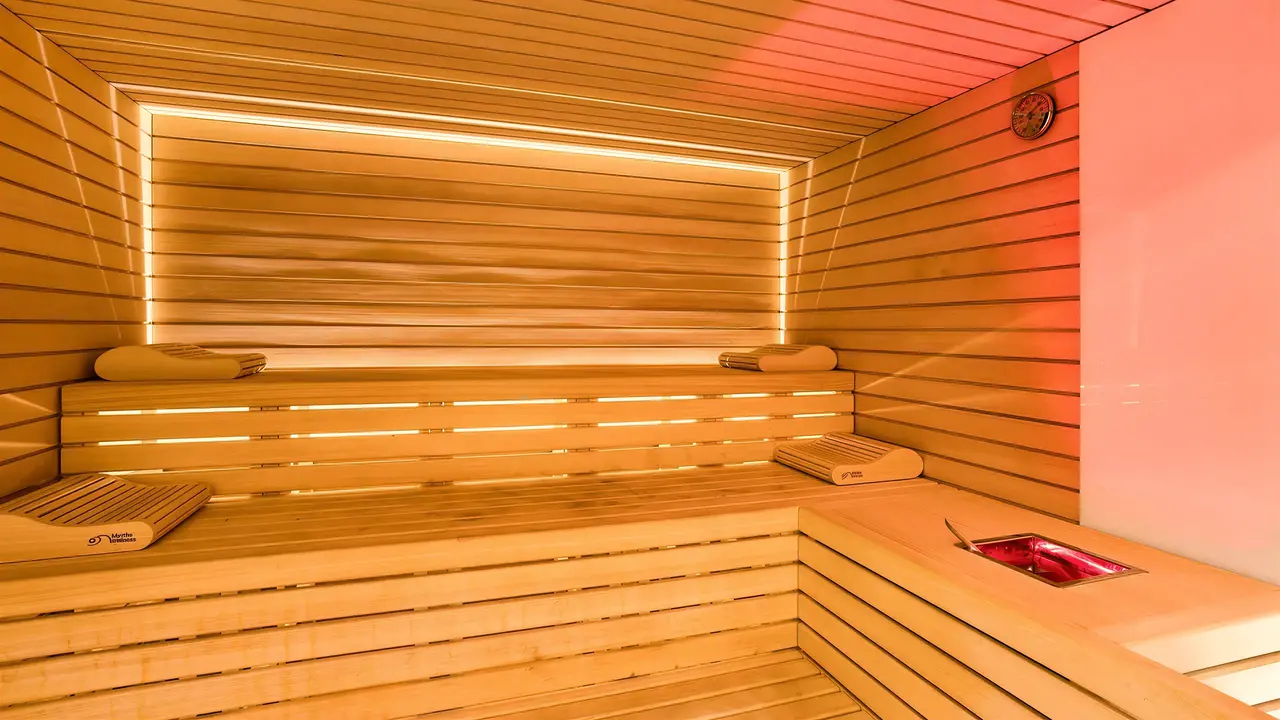 Sauna w hotelu Hilton Malta