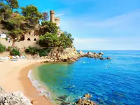 Piaszczysta plaża przy hotelu HTop Palm Beach