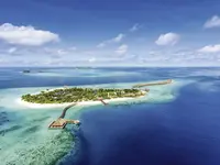 Widok z lotu ptaka na Hurawalhi Island Resort