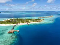 Widok z lotu ptaka na Hurawalhi Island Resort