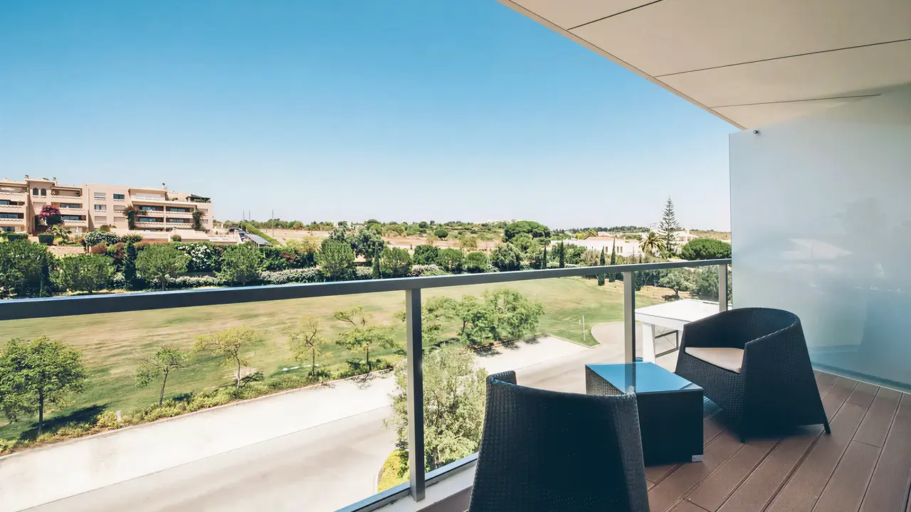 Prywatny balkon z widokiem w Iberostar Lagos Algarve