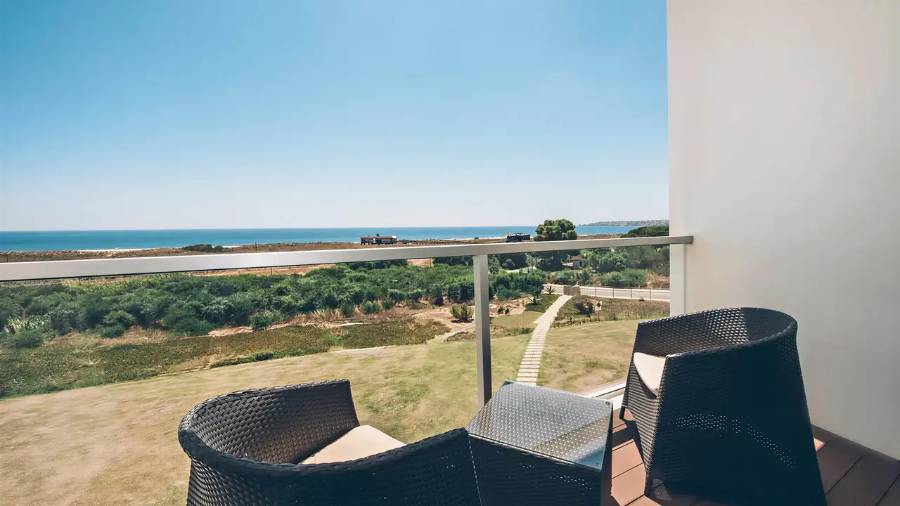 Balkon z widokiem na morze w Iberostar Lagos Algarve