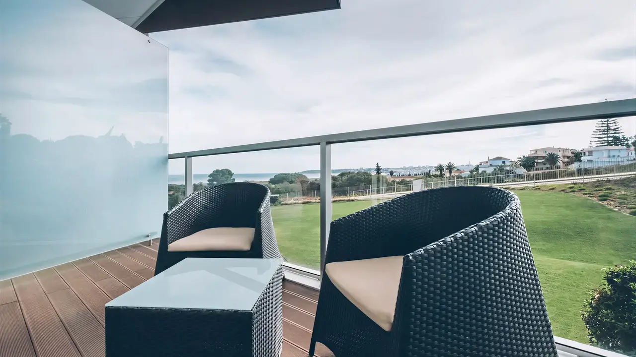 Prywatny balkon z widokiem w Iberostar Lagos Algarve