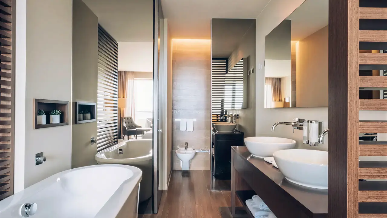 Nowoczesna łazienka w hotelu Iberostar Lagos Algarve