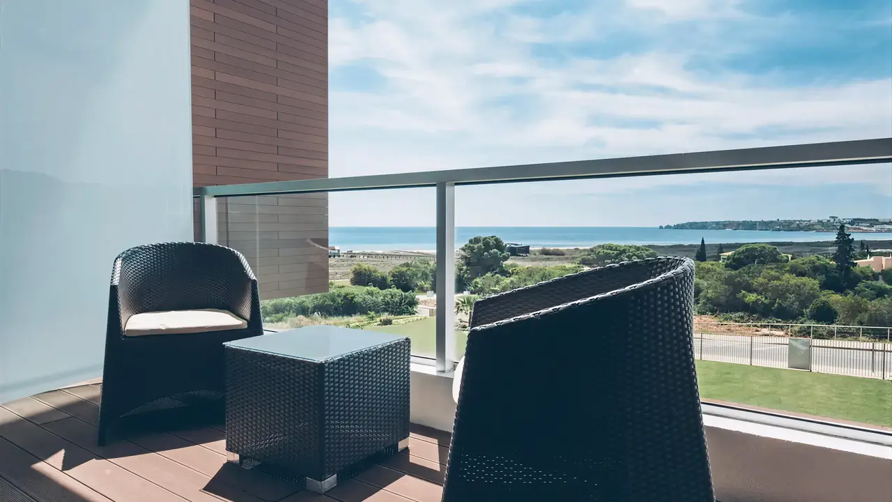 Prywatny balkon z widokiem w Iberostar Lagos Algarve