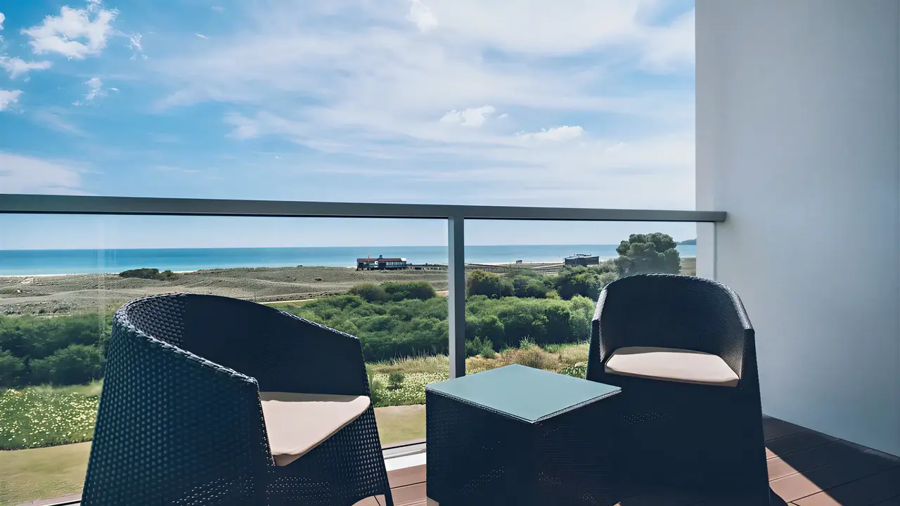 Balkon z widokiem na morze w Iberostar Lagos Algarve