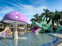 Wodny plac zabaw w Iberostar Origin Bella Vista z rzeźbami