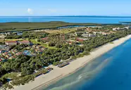 Widok z lotu ptaka na Iberostar Origin Tainos i plażę