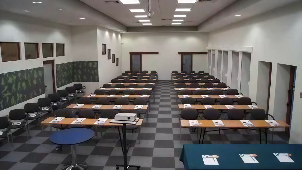 Sala konferencyjna w Interferie Sport Bornit przygotowana do spotkania