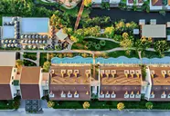 Widok z góry na kompleks Jiva Beach