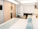 Nowoczesna sypialnia w hotelu Kaktus Playa
