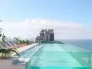 Basen typu infinity w Kaktus Playa z widokiem