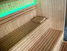 Drewniana sauna w obiekcie Kaktus Playa