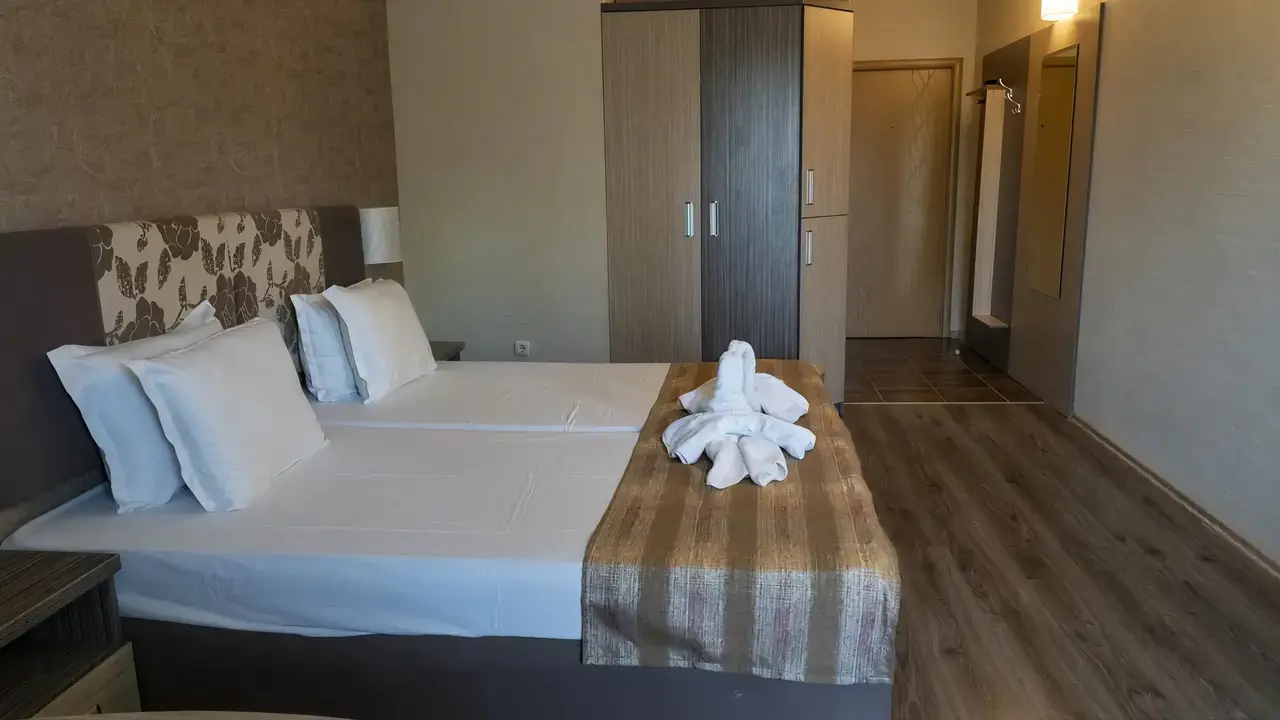 Pokój z łóżkami w Kotva
