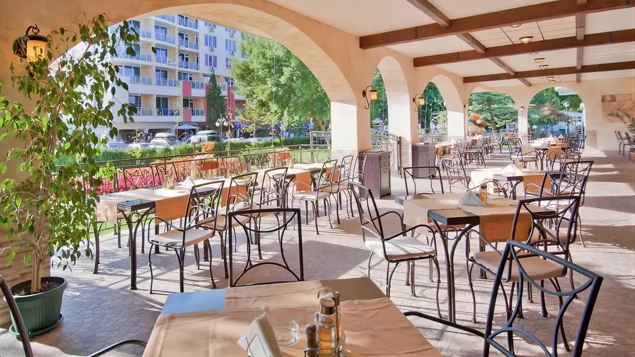 Restauracja na tarasie w Kotva