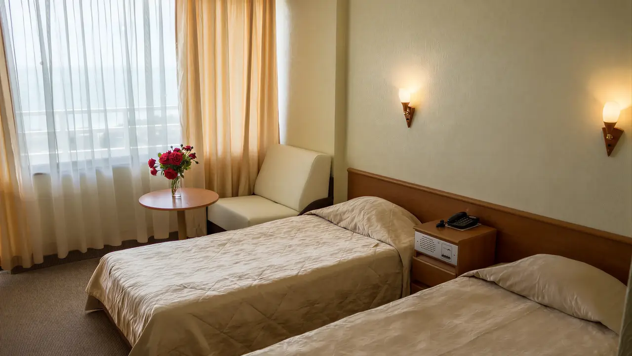 Pokój z dwoma łóżkami w Kuban Resort & AquaPark