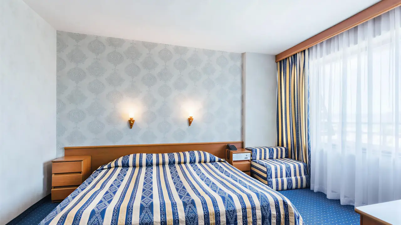 Pokój z dużym łóżkiem w Kuban Resort & AquaPark