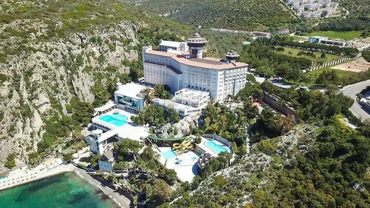 Widok z lotu ptaka na Ladonia Hotels Adakule