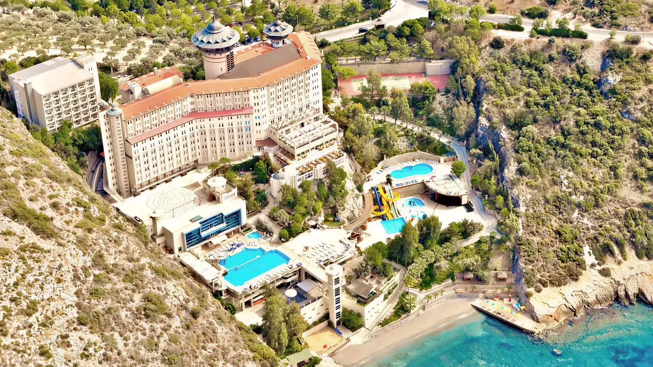 Widok z lotu ptaka na Ladonia Hotels Adakule