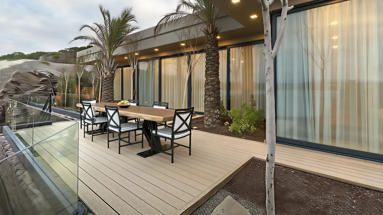 Taras z meblami w Le Meridien Bodrum Beach Resort (ex Lux Bodrum )