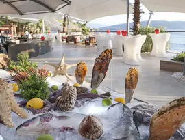 Bufet z owocami morza w Le Meridien Bodrum Beach Resort (ex Lux Bodrum )