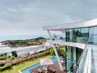 Widok na budynki i basen w Le Meridien Bodrum Beach Resort (ex Lux Bodrum )
