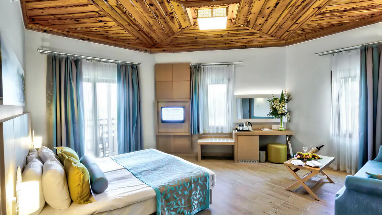 Przytulna sypialnia w hotelu Letoonia Club