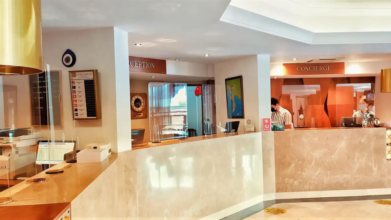 Recepcja i concierge w hotelu Letoonia Club