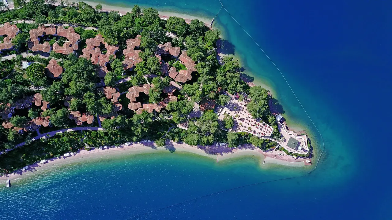 Widok z lotu ptaka na kompleks Letoonia Club