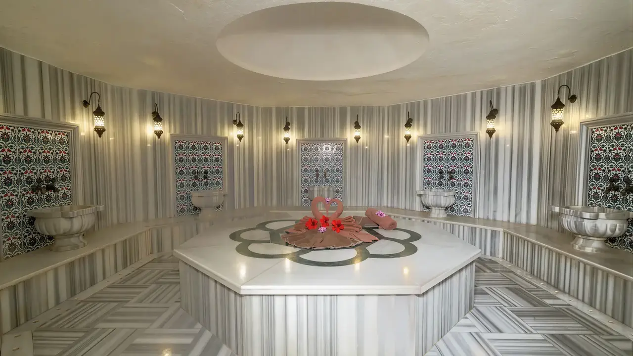 Wnętrze luksusowego hammamu w Liberty Lykia Adults Only