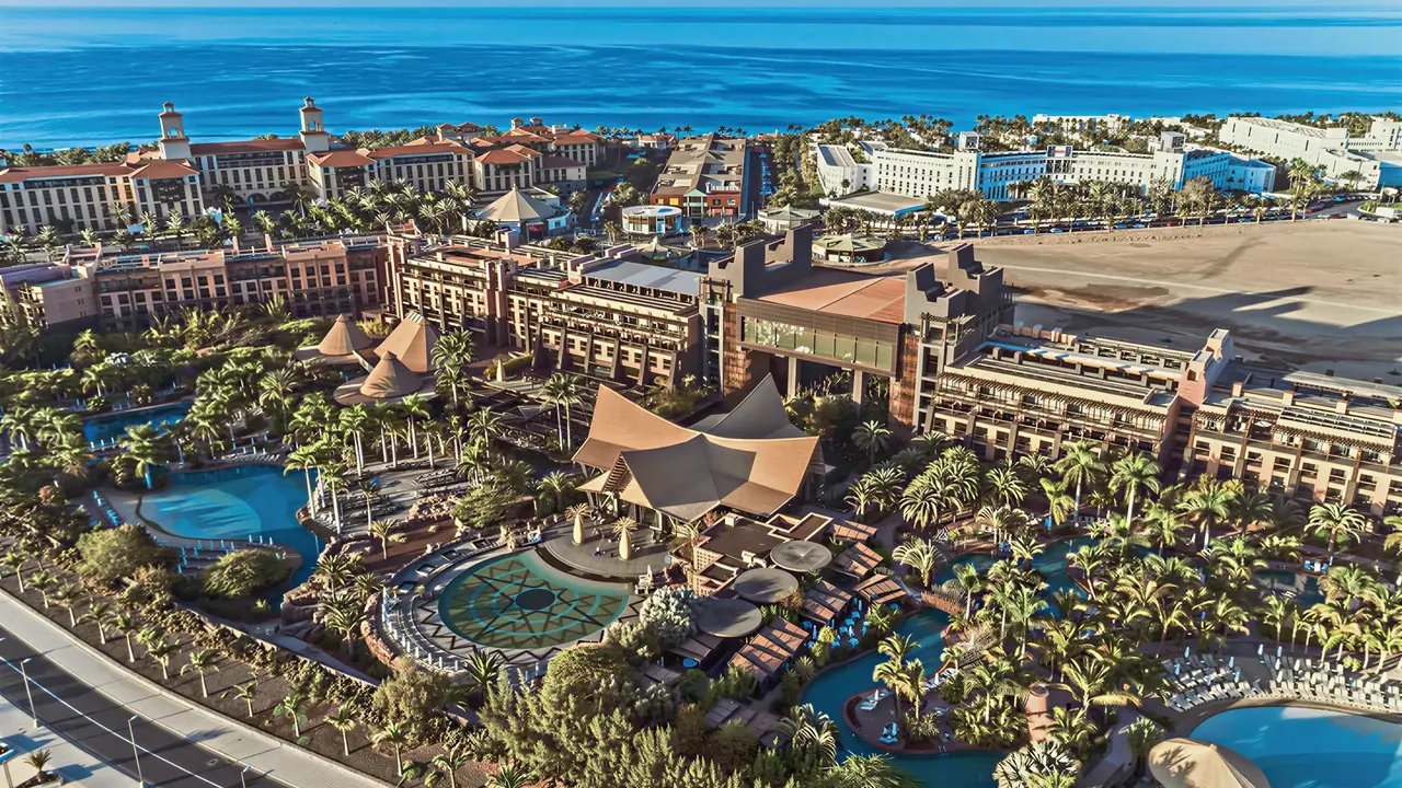 Widok z lotu ptaka na Lopesan Baobab Resort