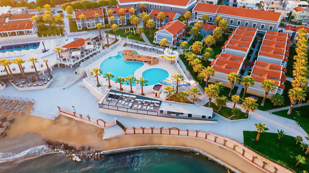 Widok z lotu ptaka na kompleks Lucas Didim Resort