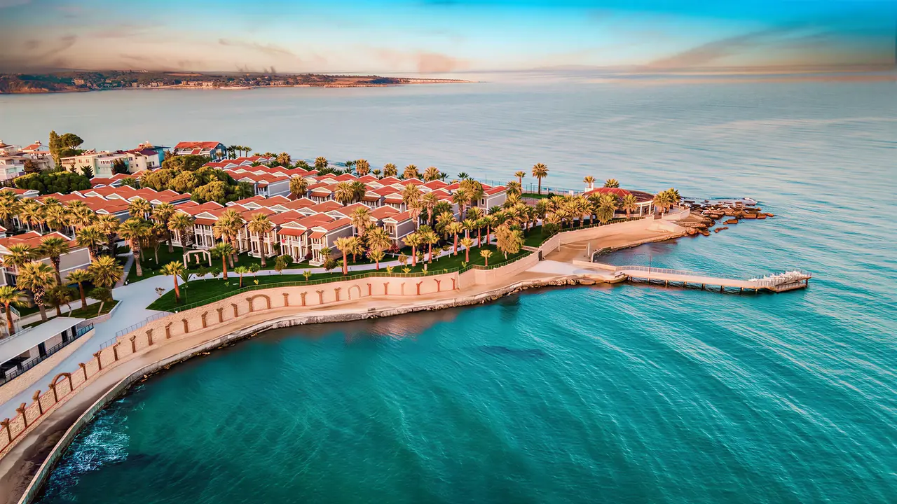 Widok z lotu ptaka na kompleks Lucas Didim Resort