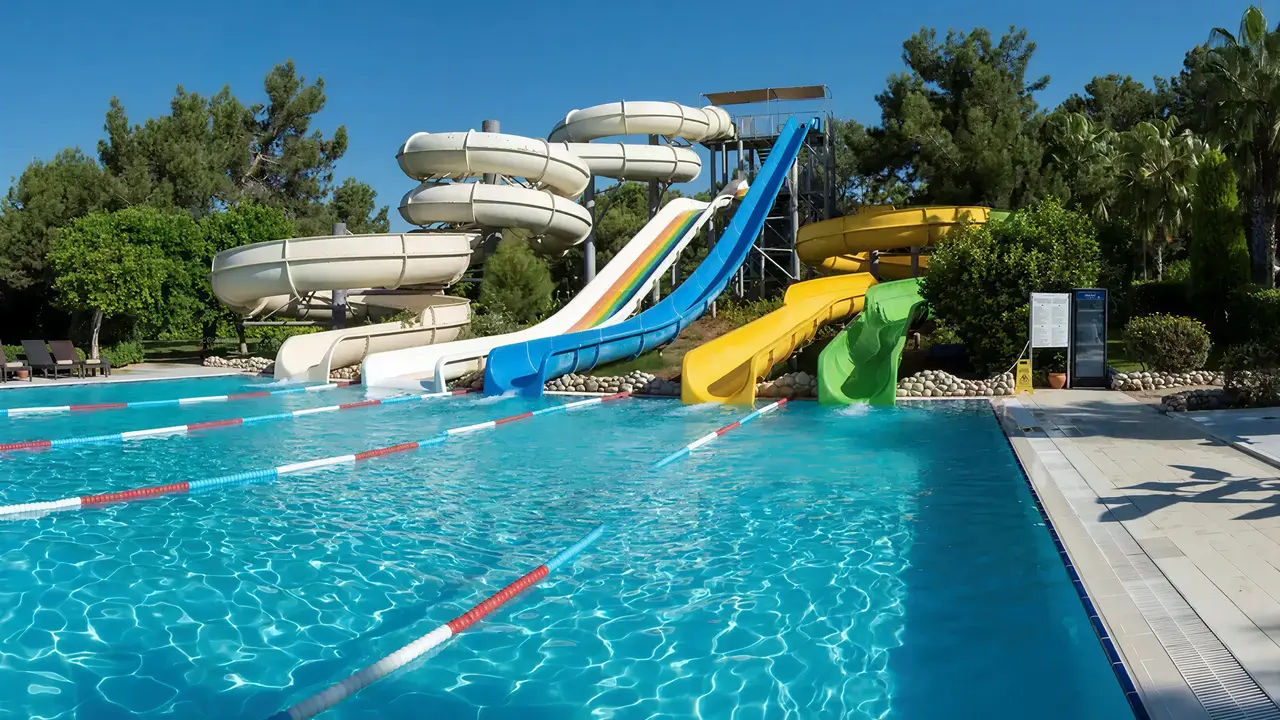 Zjeżdżalnie wodne w hotelu Lykia World Antalya & Links Golf