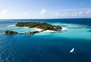 Widok z lotu ptaka na Makunudu Island
