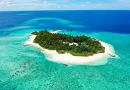 Widok z lotu ptaka na Makunudu Island