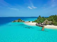 Widok z lotu ptaka na Makunudu Island