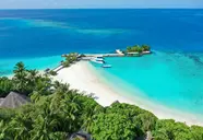 Widok z lotu ptaka na Makunudu Island