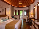 Przytulna sypialnia w hotelu Makunudu Island