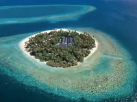 Widok z lotu ptaka na Malahini Kuda Bandos