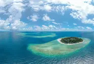 Widok z lotu ptaka na Malahini Kuda Bandos