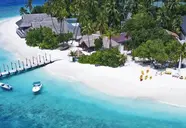 Widok z lotu ptaka na kompleks Malahini Kuda Bandos