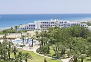Widok na kompleks Marhaba Beach z lotu ptaka