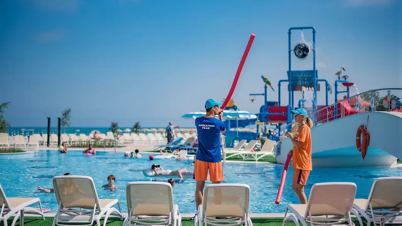 Wodny plac zabaw w Maritim Paradise Blue Albena