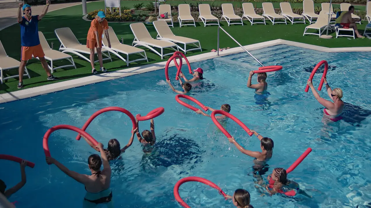 Aqua aerobik w basenie hotelu Maritim Paradise Blue Albena