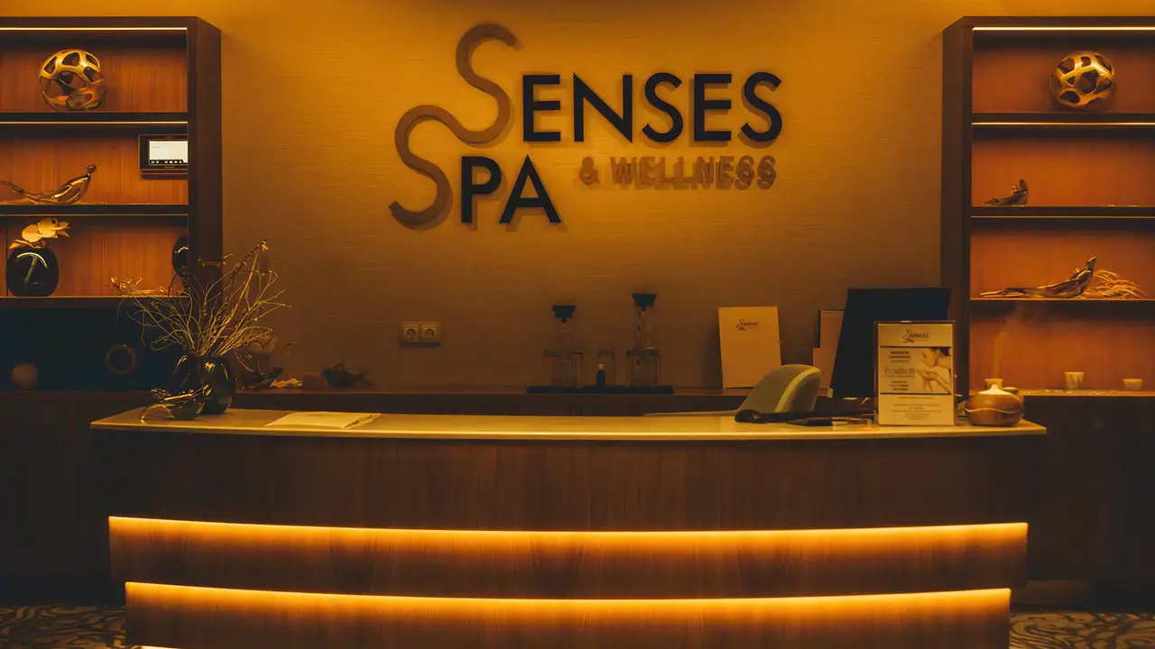 Recepcja strefy spa i wellness w Maritim Paradise Blue Albena