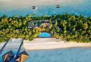 Widok z lotu ptaka na Medhufushi Island Resort